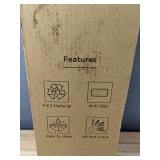 Brand New Criusia 8-Piece Set of Clear Plastic Drawer Organizers