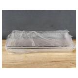 Brand New Criusia 8-Piece Set of Clear Plastic Drawer Organizers