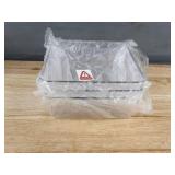 Brand New Criusia 8-Piece Set of Clear Plastic Drawer Organizers