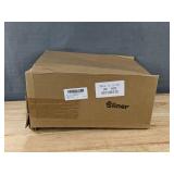 36 Pcs Brand New Slinier Clear Christmas Ornament Balls with Bow Tie