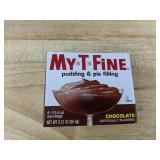 12 Pack Brand New My-T-Fine Chocolate Pudding & Pie Filling Boxes
