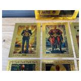 6 New Donald Trump 24k Gold 45th Presidential 5" Trading Cards with Envelope