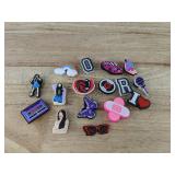 16 Brand New Olivia Rodrigo Music Character Croc Charms with Case