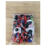 30 Brand New Spiderman Character Croc Charms