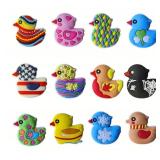 12 Brand New Duck Character Croc Charms