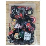 50 Brand New Croc Charms of Comic Book Characters