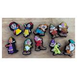 10 Brand New Snow White and the Seven Dwarfs Croc Charms