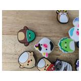 22 Brand New Squishmallow Character Croc Charms