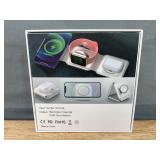 Brand New 3 in 1 Foldable Magnetic Wireless Charger - White