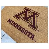 Brand New LOGO NCAA University of Minnesota Golden Gophers 23" x 35" College Outdoor Mat Rug