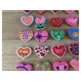 40 Brand New Heart Character Croc Charms