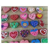 40 Brand New Heart Character Croc Charms