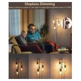 Brand New Edishine Dimmable Rustic Floor Lamp, Brown $59.49 Retail