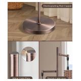 Brand New Edishine Dimmable Rustic Floor Lamp, Brown $59.49 Retail