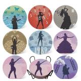 Brand New Taylor Swift DIY Diamond Painting Coaster Kit - 8 Art Coasters with Holder
