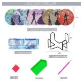 Brand New Taylor Swift DIY Diamond Painting Coaster Kit - 8 Art Coasters with Holder