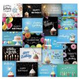 160 Brand New Birthday Cards with Envelopes - 20 Designs, 4x6 Inches
