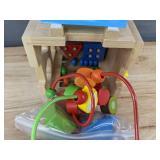 Brand New Wooden Activity Cube for Kids, 12+ Months, Shapes & Activities