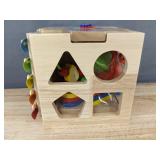 Brand New Wooden Activity Cube for Kids, 12+ Months, Shapes & Activities
