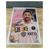 2 Brand New Lionel Messi Inter Miami Canvas Posters - 12 x 18" & 17.5 x 25"