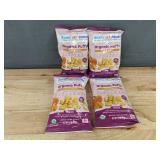 4 Brand New Ready, Set, Food! Bags - Organic Puffs Pumpkin Banana