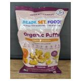 4 Brand New Ready, Set, Food! Bags - Organic Puffs Pumpkin Banana