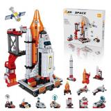 Brand New Aero Space Shuttle Launch Center 566 Piece STEM Block Set