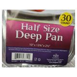 30 Brand New Nicole Home Collection Half Size Deep Pans