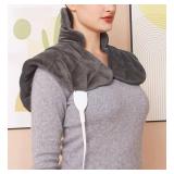 Brand New AmberShine Neck & Shoulder Gray Heating Pad