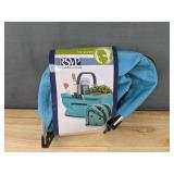 Brand New RSVP International Collapsible Market Basket - Turquoise Blue