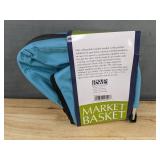 Brand New RSVP International Collapsible Market Basket - Turquoise Blue