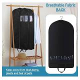 3 Brand New Kimbora 43" Black Suit Bags for Travel