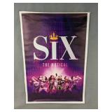 Brand New SIX The Musical Canvas Poster - 12" x 18"
