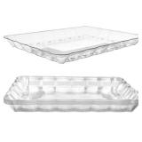 12 Brand New Prestee 9 x 13" Plastic Serving Platters