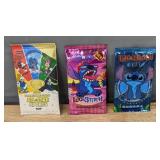 3 Brand New Disney Lilo & Stitch and All-Star Sports Sealed Trading Card Packs