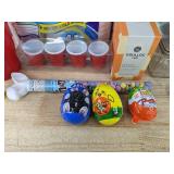 Brand New Household Items Including Foam Cups, Glass Jars, and More