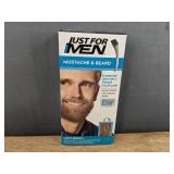 2 Brand New Just For Men Light Brown Mustache & Beard Kits $24 Retail *L