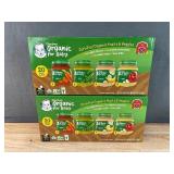 2 Brand New Cases of 20 Gerber 1st Foods Organic Baby Food, Fruit & Veggie Value Pack 4 oz.