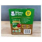 2 Brand New Cases of 20 Gerber 1st Foods Organic Baby Food, Fruit & Veggie Value Pack 4 oz.