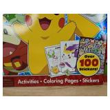 Brand New Pokemon Activity Book with Over 100 Stickers and Foam Stickers