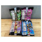 4 Brand New Trolli Original, Electric, Duo, and Crawlers 6.3 oz- 7.5 oz. Bags