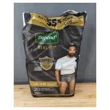 20 Brand New Depend Real-Fit Underwear Size L/XL