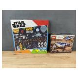 Brand New Disney Star Wars Puzzle & LEGO Star Wars Y-Wing Microfighter Set