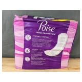 45 Brand New Poise Fresh Protection Ultimate Long Pads