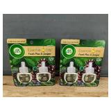 2 Brand New 2-Packs Air Wick Essential Oils Fresh Pine & Juniper