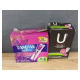 Brand New U by Kotex Liners & Tampax Radiant Tampons