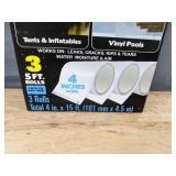 3 Rolls Brand New Alien Shield Waterproof Repair Tape, 4 in x 15 ft Each