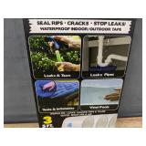 3 Rolls Brand New Alien Shield Waterproof Repair Tape, 4 in x 15 ft Each