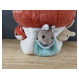 Brand New Moon and Stars Plush Mushroom House Toy with Animal Friends