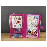 Brand New Disney Princess Activity Fun Set & Heart Shaped Zippered Pouch